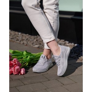 Мокасини жіночі SA-733 св.сірий