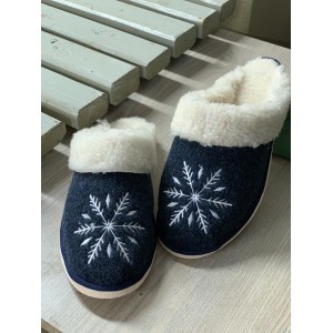 Тапочки жіночі войлочні 