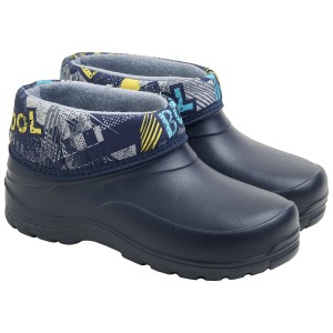 Галошики дитячі (JUNIOR) 084 т.синій mix Галошики дитячі (JUNIOR) 084 т.синій mix