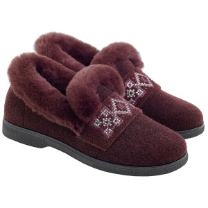 Тапочки жіночі з хутром ТА-2101