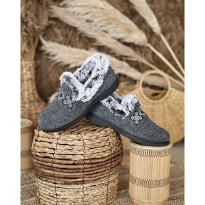 Тапочки жіночі з хутром ТА-2101 